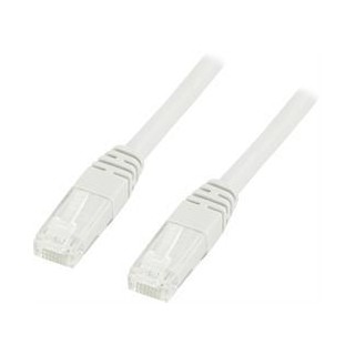DELTACO U / UTP Cat6 patch cable, 0.5m, 250MHz, Delta-certified, LSZH, white / TP-60V-K