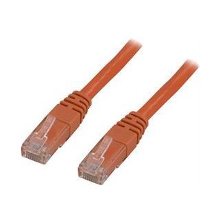 DELTACO U / UTP Cat6 patch cable, 10m, 250MHz, Delta-certified, LSZH, orange TP-610-OR