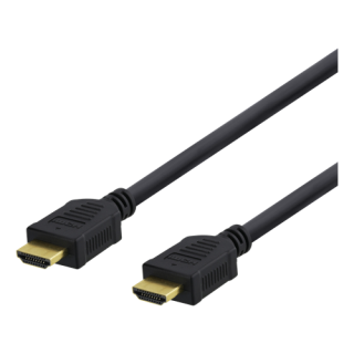 DELTACO High-Speed HDMI cable, 15m, Ethernet, 4K UHD, Without ferrite core, black / HDMI-1080D