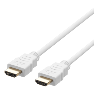 HDMI cable DELTACO ULTRA High Speed,  2m, eARC, QMS, 8K at 60Hz, 4K at 120Hz, white / HU-20A-K