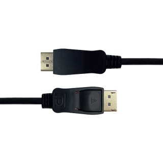 Cable DELTACO DisplayPort cable, 4K UHD, 21.6 Gb/s, 2m, black / DP-1020-K / R00110002
