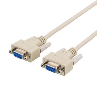 DELTACO null modem cable DB9ho-ho 5m DEL-25B