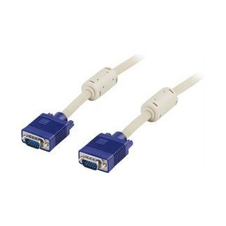 DELTACO RGB cable HD15ha-15ha 15m / RGB-2D