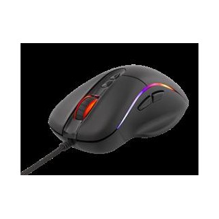 Mouse DELTACO GAMING wired, 4000 DPI, 500 Hz, RGB, USB, black / GAM-019