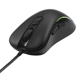 Mouse DELTACO GAMING wireless, 16.000 DPI, RGB, USB-C/USB-A, black / GAM-107