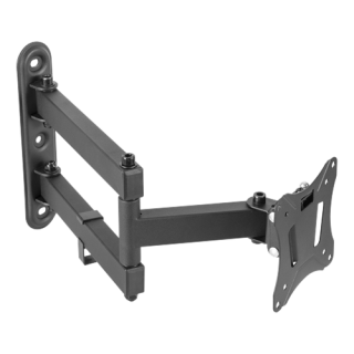 Wall mount DELTACO OFFICE 13"-27", 25kg, 75x75-100-100 / ARM-0251