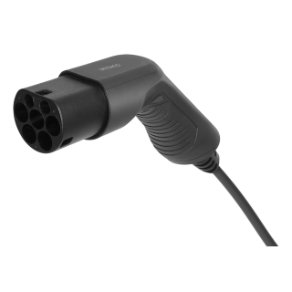 Charging cable DELTACO e-Charge type 2 to type 1, 1 phase, 16A, 3.6KW, 10M, black / EV-11010