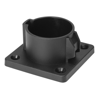 Wall bracket DELTACO e-Charge, for Type 1 charging connector, protects against dirt, black / EV-5101