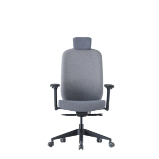 Up Up Athene ergonomic office chair Black, Grey + Grey fabric