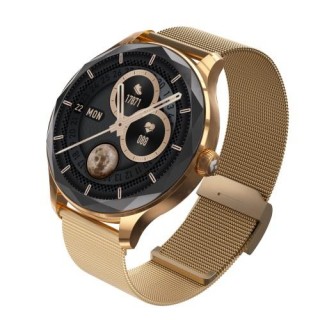 Garett Viva Smartwatch, Gold steel