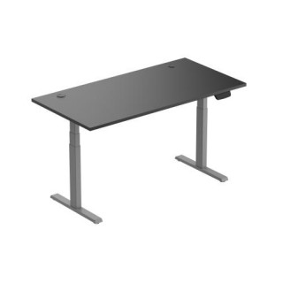 Adjustable Height Table Up Up Thor Gray, Table top L Black