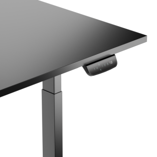 Adjustable Height Table Up Up Bjorn Black, Table top L Black