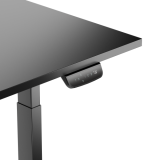 Adjustable Height Table Up Up Bjorn Black, Table top M Black