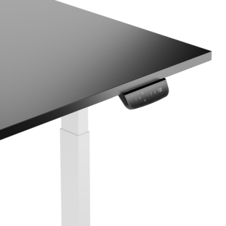Adjustable Height Table Up Up Bjorn White, Table top L Black