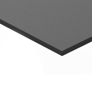 Laminated particle board Table top Up Up, black 1500x750x25mm