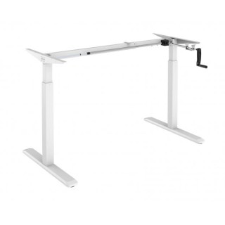 Adjustable Height Table Frame Up Up Ragnar, White