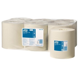 Hand towel rolls, paper, Tork Universal Centerfeed 310 M2, 1-Ply, 300m, Recycled tissue, 6pcs
