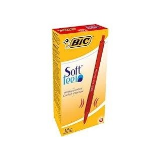 BIC Ballpoint pens SOFTFEEL CLIC 0.32 mm, red, 1 pcs.