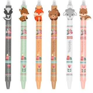 Retractable erasable pen Little Foxes