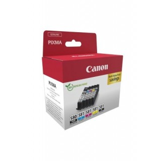 Canon PGI-580/CLI-581 (2078C007) Ink Cartridge Multipack, PGBK/BK/C/M/Y