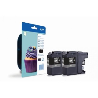 Brother LC123BKBP2 Ink Cartridge Twin pack, 2 pcs per pack, Black
