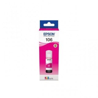 Epson 106 EcoTank (C13T00R340) Ink Refill Bottle, Magenta