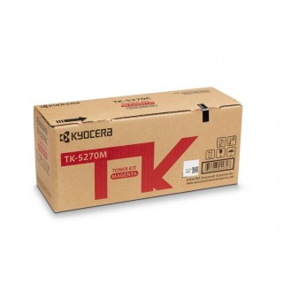 Kyocera TK-5270M Toner Cartridge, Magenta