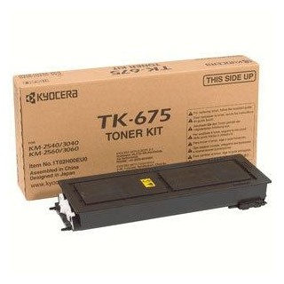 Kyocera TK-675 Toner Cartridge, Black