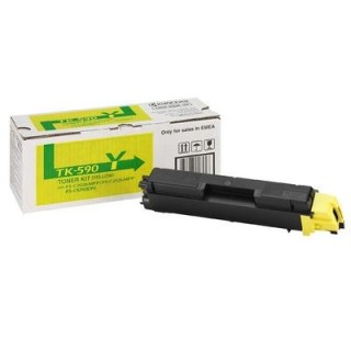 Kyocera TK-590Y (1T02KVANL0) Toner Cartridge, Yellow