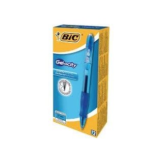 BIC gel pen GEL-OCITY, 0.7 mm, blue, Box 12 pcs. 600666