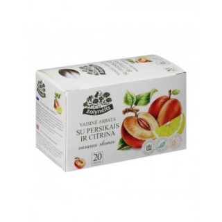 Žolynėlis Fruit tea Summer taste with peach and lemon, 40g (2,5g x20)