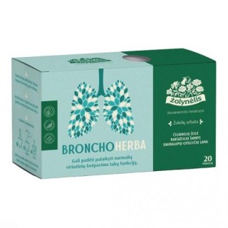 Žolynėlis herbal tea Bronchus,  30g (1,5x 20)