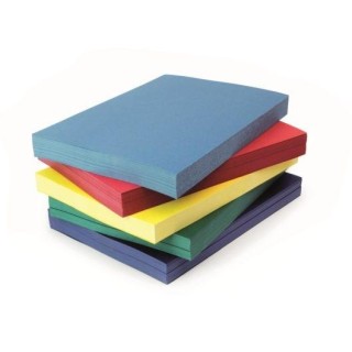 Binding covers Delta A4, 250g/m², cardboard, red (100 pcs.)