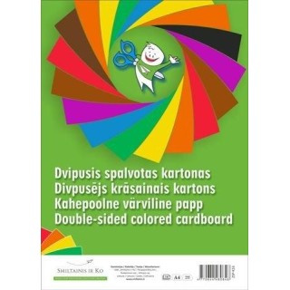 Cardboard SMLT, A4, 190 g, color, both sided, (16) 0708-100