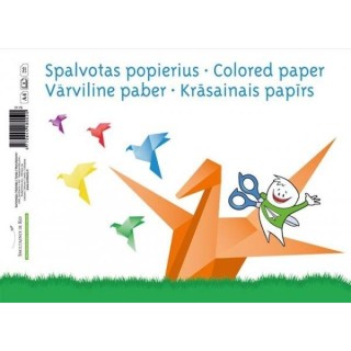 Paper SMLT color, A4, 80 g, single-sided, glued (8) 0708-301