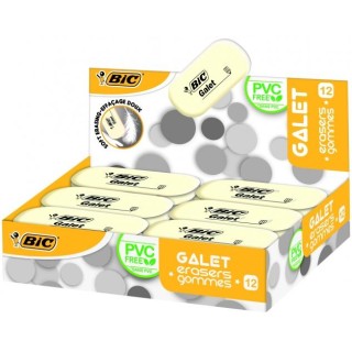 BIC Eraser GALET, Box 12 pcs. 388512