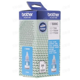 Brother BT5000C Ink Refill Bottle, Cyan
