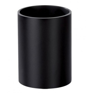 Pencil case Forpus, round, black, empty 1005-020