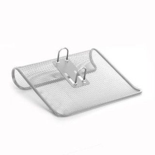The stand for calendar, perforated metal, silver