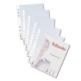 Sleeves Esselte, A4, 75 microns, glossy (100)