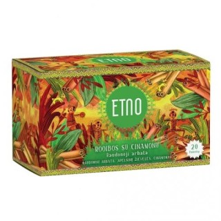 ETNO rooibos red tea with cinnamon 40g (2g x 20 pcs.)