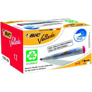 BBIC whiteboard marker VELL 1701, 1-5 mm, red, Box 12 pcs. 701030