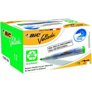 BIC whiteboard marker VELL 1701, 1-5 mm, green, Box 12 pcs. 701023