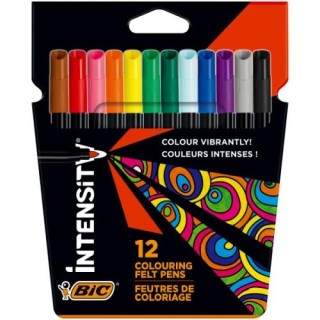 BIC Intensity Up Felt pens  box of 12 pcs. 978004