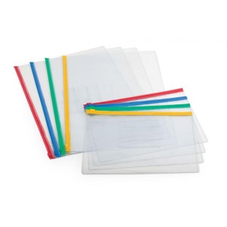 Folder Forpus, A4, with various zipper, transparent 0819-001