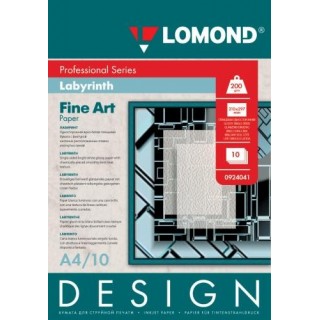 Lomond Fine Art Paper Design Labyrint Glossy 200 g/m2 A4, 10 sheets