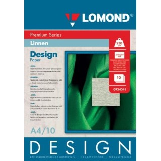 Lomond Fine Art Paper Design Premium Linen Glossy 230 g/m2 A4, 10 sheets