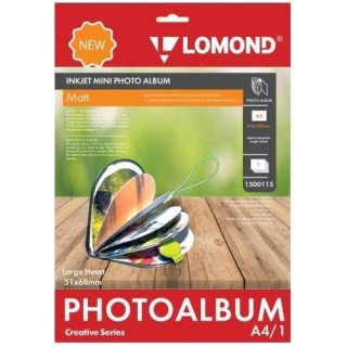 Lomond Inkjet Mini Album Large Heart Matte 51x68mm (Large)