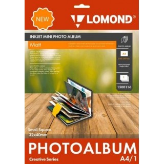 Lomond Inkjet Mini Album Small Square Matte 32x40mm (Small)
