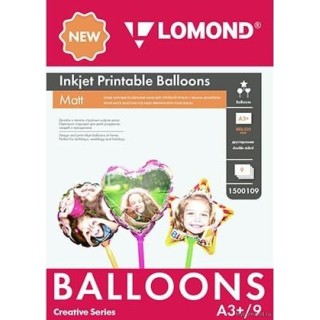 Lomond Inkjet Printable Baloons A3+, 9 sheets (Ball/Heart/Star) double sided
